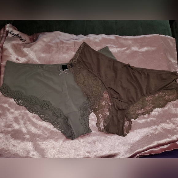 H&M Intimates & Sleepwear New Satin And Lace Panties Poshmark